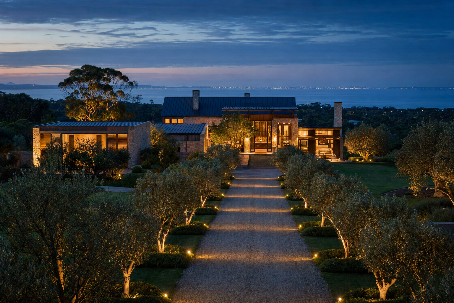 Private estate exterior